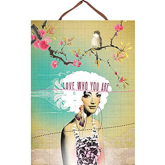NEW Love Who You Are Panel Print Wall Art